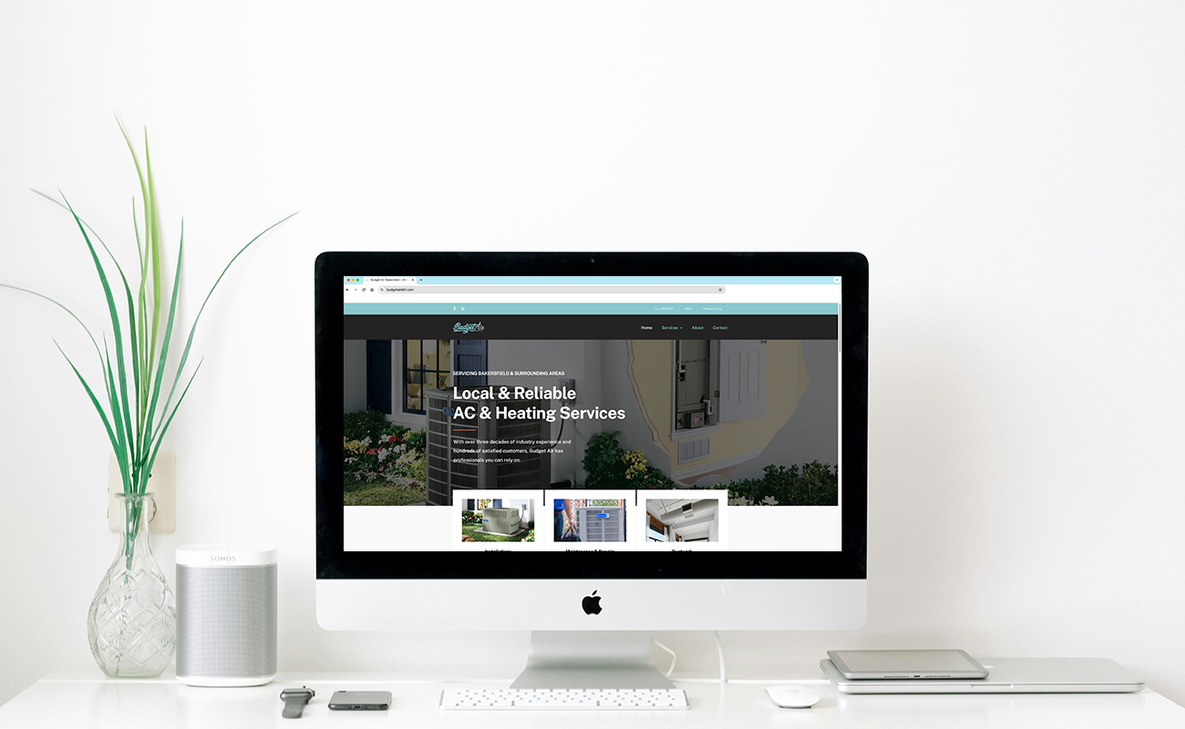 Budget Air Conditioning & Heating: project preview